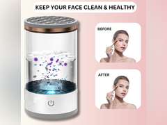 BENCHIZ Electric Makeup Brush Cleaner, Makeup Brush Cleaner Machine, Automatic Cosmetic Brush Cleaner with Cleaner Mat 16