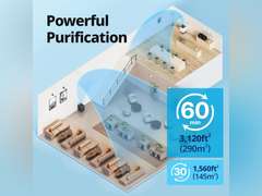 Coway Airmega 400S(G) App-Enabled Smart Technology Compatible with Amazon Alexa True HEPA Air Purifier, Covers 1,560 sq. Ft, Graphite 550