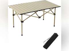 (Similar)Folding Camping Table, Portable Beach Table,with Portable Bag Suitable for Indoor, Outdoor, Camping, Backyard, Party, Patio, The Yellow Camping Table at The Beach 39