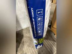 E-Z UP 13x13 ONE-UP Instant Canopy Tent Pop Up Outdoor Shade Tent with Vented Top, Adjustable Height & Roller Bag 169