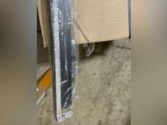 LED Linear Wall Sconce Modern Black Long Wall Lamp Slender Rectangle Bedroom Wall Light Hardwired, Minimalist Stainless Steel Indoor Sconces Internal/Outdoor Decor Lighting Fixture (4000K dia40cm) 92