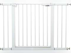 Choice Awards Winner 104.65"-116.38" Baby Gate for Stairs Dog Gate for Doorways Pressure Mounted Self Closing Pet Gates for The House Indoor Auto Close Safety Baby Gate Extra 185