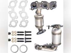 Front Left & Right Catalytic Converter Compatible with 2002-2006 Toyota Camry, 2002 2003 Lexus ES300 V6 3.0L 2004-2007 2008 Solara 2004 2005 2006 Camry ES330 V6 3.3L Direct-fit(EPA Compliant) 110
