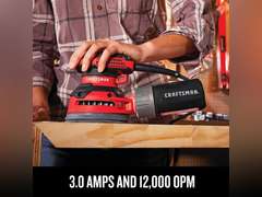 CRAFTSMAN 120 Volts 3-Amp Random Orbital Corded Sander with Dust Management 54