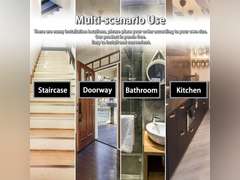 Choice Awards Winner 104.65"-116.38" Baby Gate for Stairs Dog Gate for Doorways Pressure Mounted Self Closing Pet Gates for The House Indoor Auto Close Safety Baby Gate Extra 185