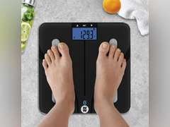 Weight Watchers Scales by Conair Smart Scale for Body Weight, Digital Bluetooth Smart Bathroom Scale with Body Fat, Muscle, and BMI in Black 61