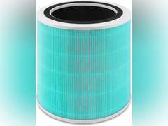 (Similar)Replacement Filter fit for LEVOIT Core 400S 400S-RF Core400S-RF-TX LRF-C401S-WUS LRF-C401-GUS 3-in-1 Activated Carbon Air Purifie-r Filter 1 Pack Green LUXRILIX 27