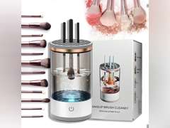 BENCHIZ Electric Makeup Brush Cleaner, Makeup Brush Cleaner Machine, Automatic Cosmetic Brush Cleaner with Cleaner Mat 16