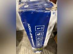 E-Z UP 13x13 ONE-UP Instant Canopy Tent Pop Up Outdoor Shade Tent with Vented Top, Adjustable Height & Roller Bag 169