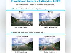 (Similar)GLK License Plate Backup Camera HD Front Rear View Reverse Camera with 7 LED Night Vision 170 Degree Viewing Angle, Waterproof, for Cars 30