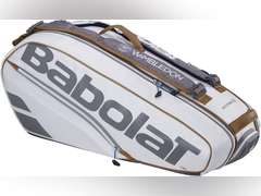Babolat Pure Wimbledon Racquet Holder x6 Tennis Bag (White), 75 x 32 x 32 cm 120