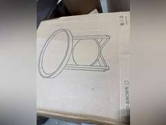 Round End Table with Charging Station, 19.7" Dia x 23.63" H, Side Table with Storage Shelf, Accent Table, for Living Room, Bedroom, Small Spaces, Metal Frame, Industrial Style (Brown + Black) 66