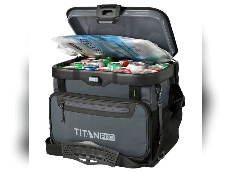 Titan PRO by Arctic Zone 40 Can Iceless Zipperless Cooler 50