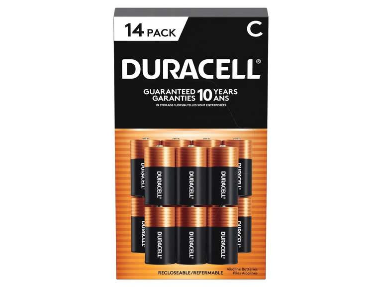 Duracell C Alkaline Batteries, 14-count 19