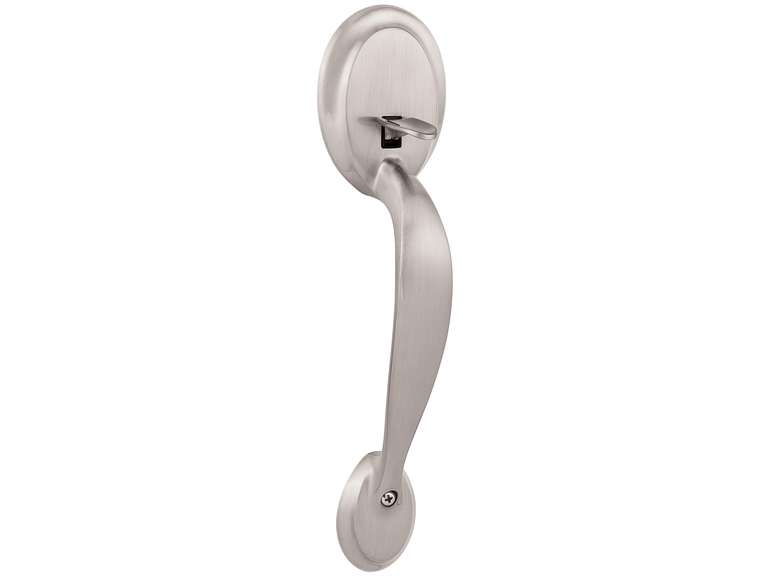 (Missing parts)Kwikset Dakota Satin Nickel Entry Door Exterior Handle 46