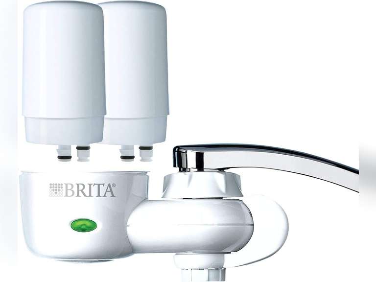 Brita On Tap Faucet Water Filter System, Includes:1 System+2 Filters 75