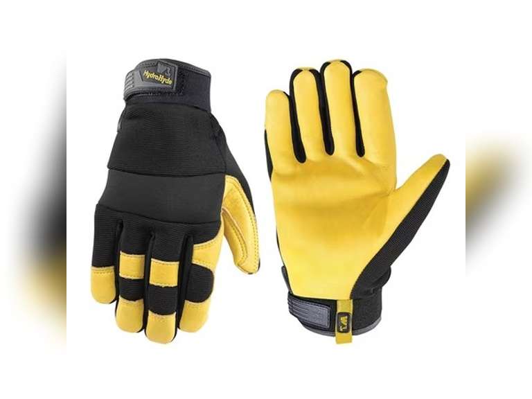 Wells Lamont Men's HydraHyde Leather Work Gloves, X-Large (2 Pair) 31