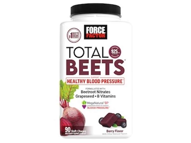 (Open box) Force Factor Total Beets Chews, 90 Soft ChewsGluten-free 22