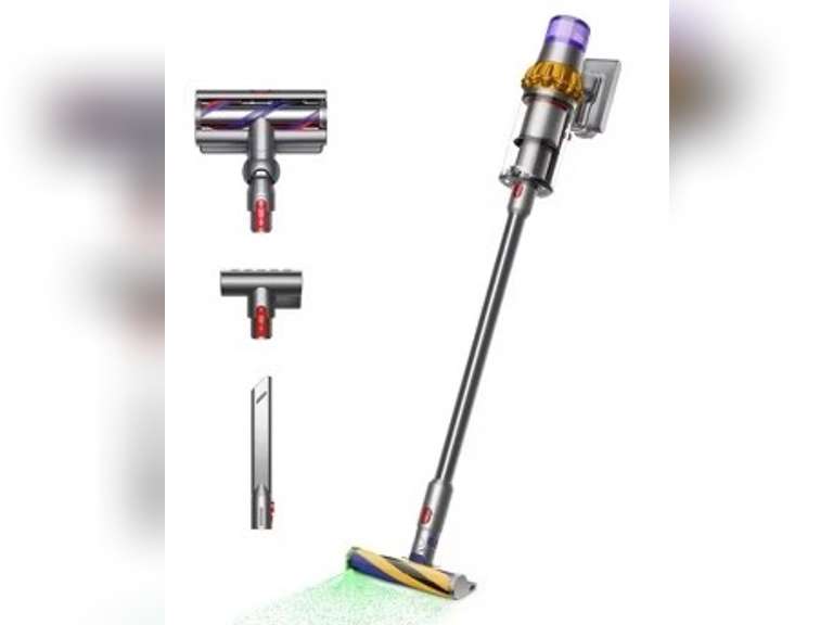 Dyson Detect Cordless Stick Vacuum V15 Cleaning Path Yellow/Silver 850
