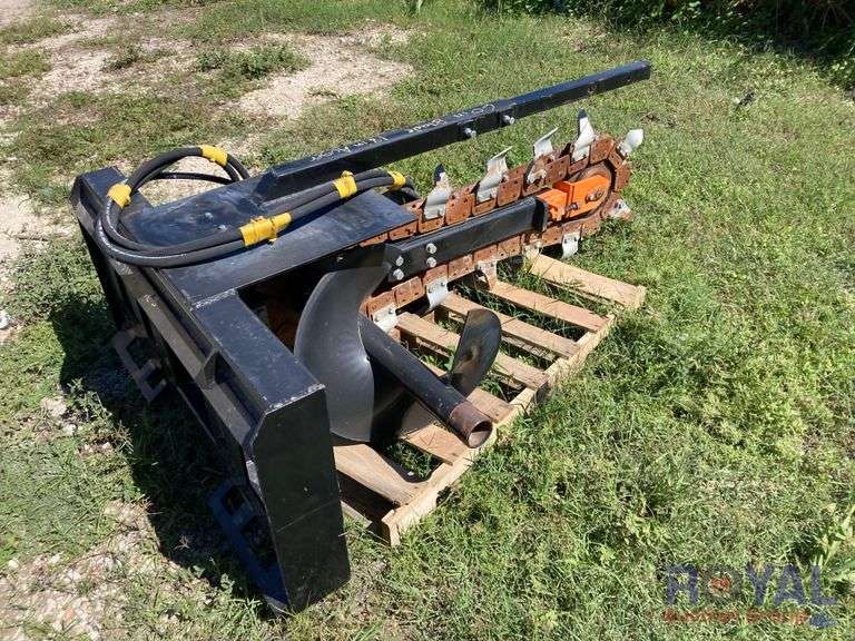 60" Skid Steer Trencher Attachment Royal Auction Group