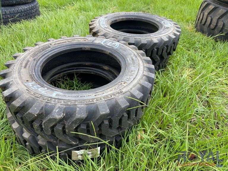 Set of Four Unused 5.70-12 Skid Steer Tires