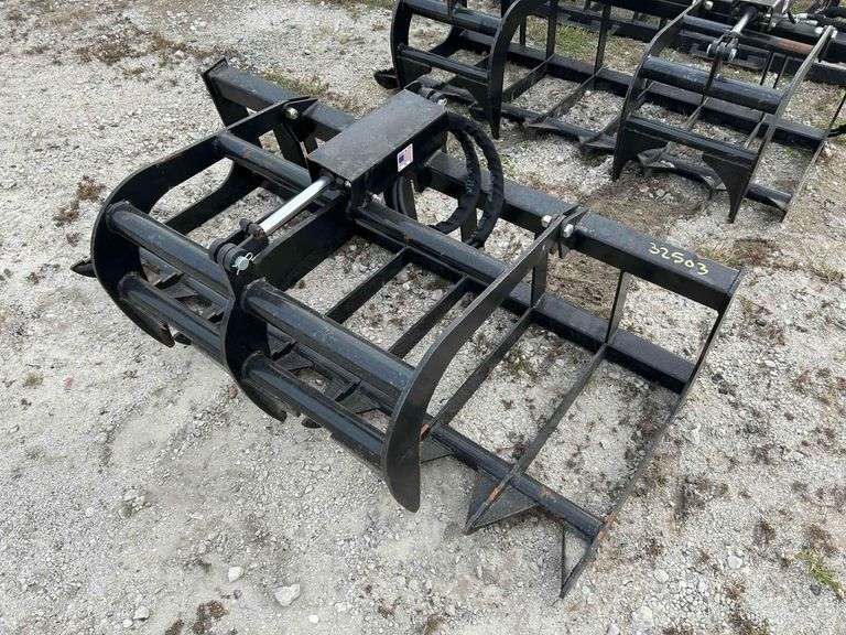 66in Root Grapple Skid Steer Attachment Royal Auction Group