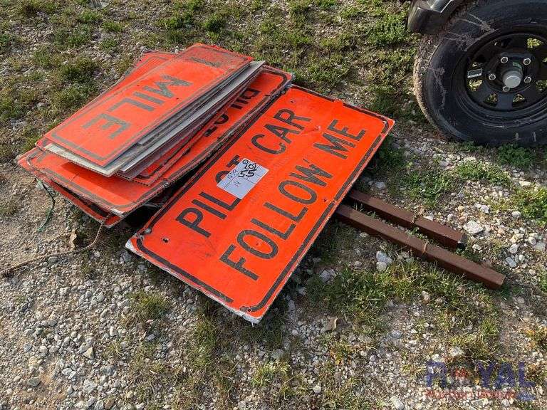 Road Work Signs Royal Auction Group