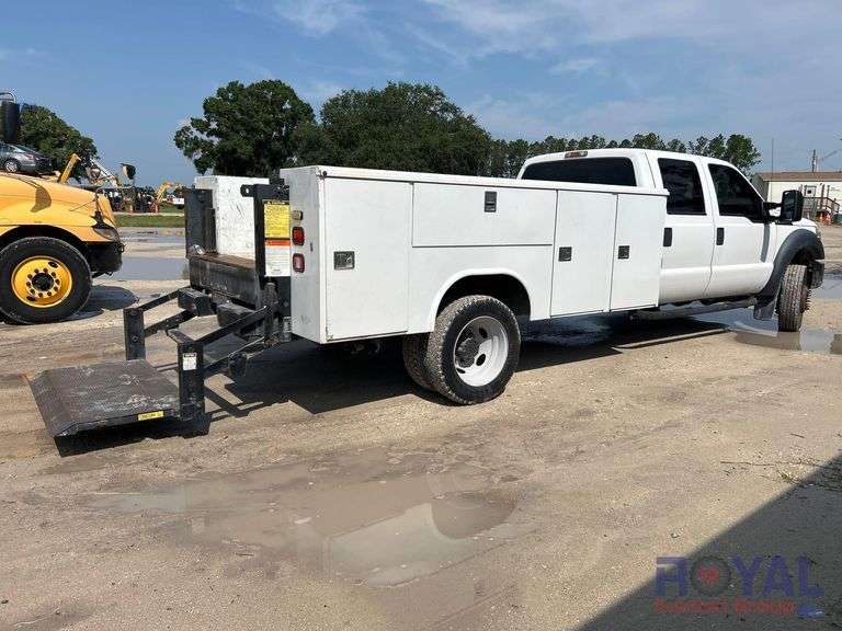 2012 Ford F450 4x4 Crew Cab Service Truck