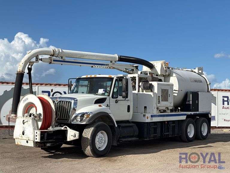 2009 International 7400 T/A VacCon V311LHA Combination Sewer Jetter Vacuum Truck