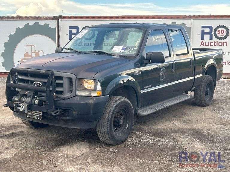 2002 Ford F-250 4x4 Crew Cab Pickup Truck