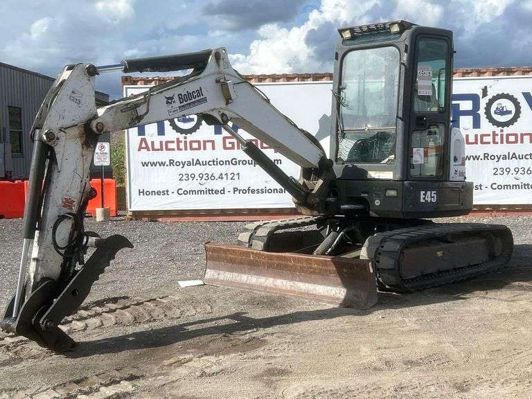 2012 Bobcat E45 Mini Excavator