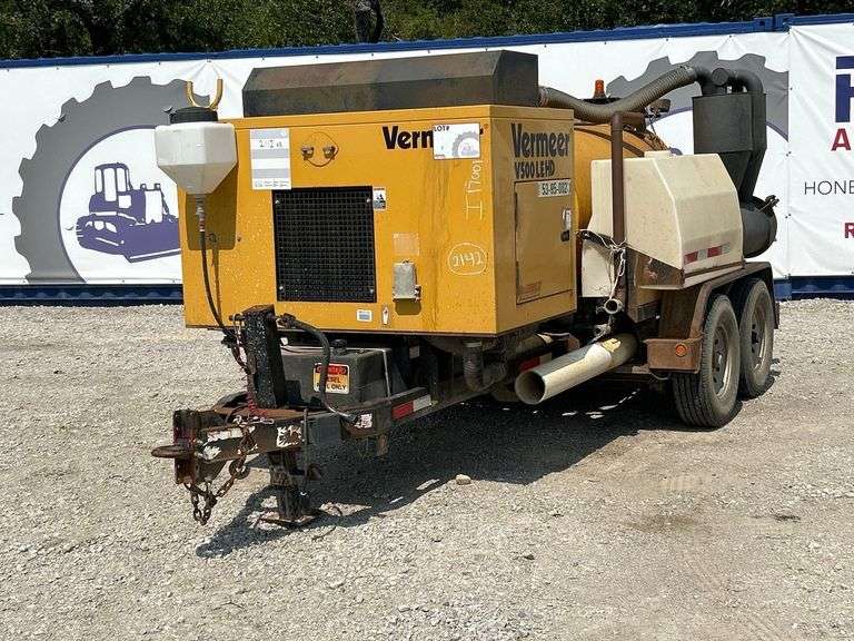 2012 Vermeer V500LEHD Vacuum T/A Towable Trailer