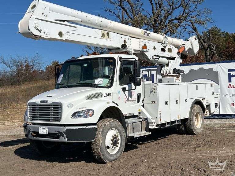 2019 Freightliner M2 106 AWD Altec AA55 56ft. Insulated Material Handling Bucket Truck
