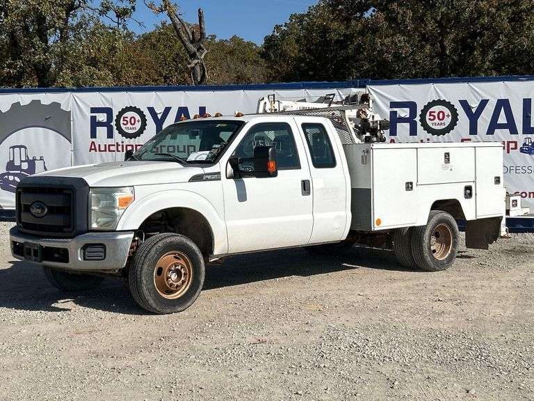 2015 Ford F-350 4x4 Ext. Cab Liberator 3,200LB 1.5 Ton Crane Service Truck