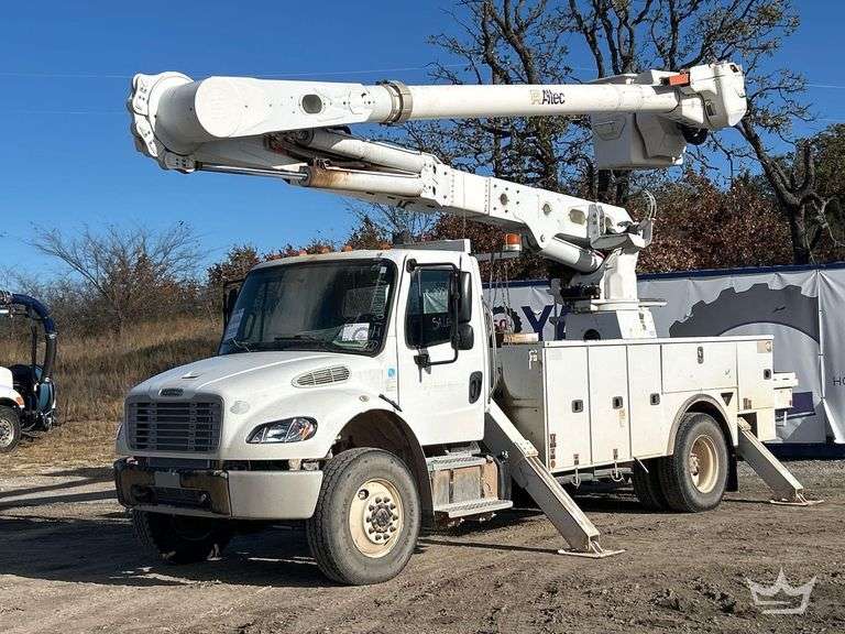 2018 Freightliner M2 106 AWD Altec AA55 56ft. Insulated Material Handling Bucket Truck