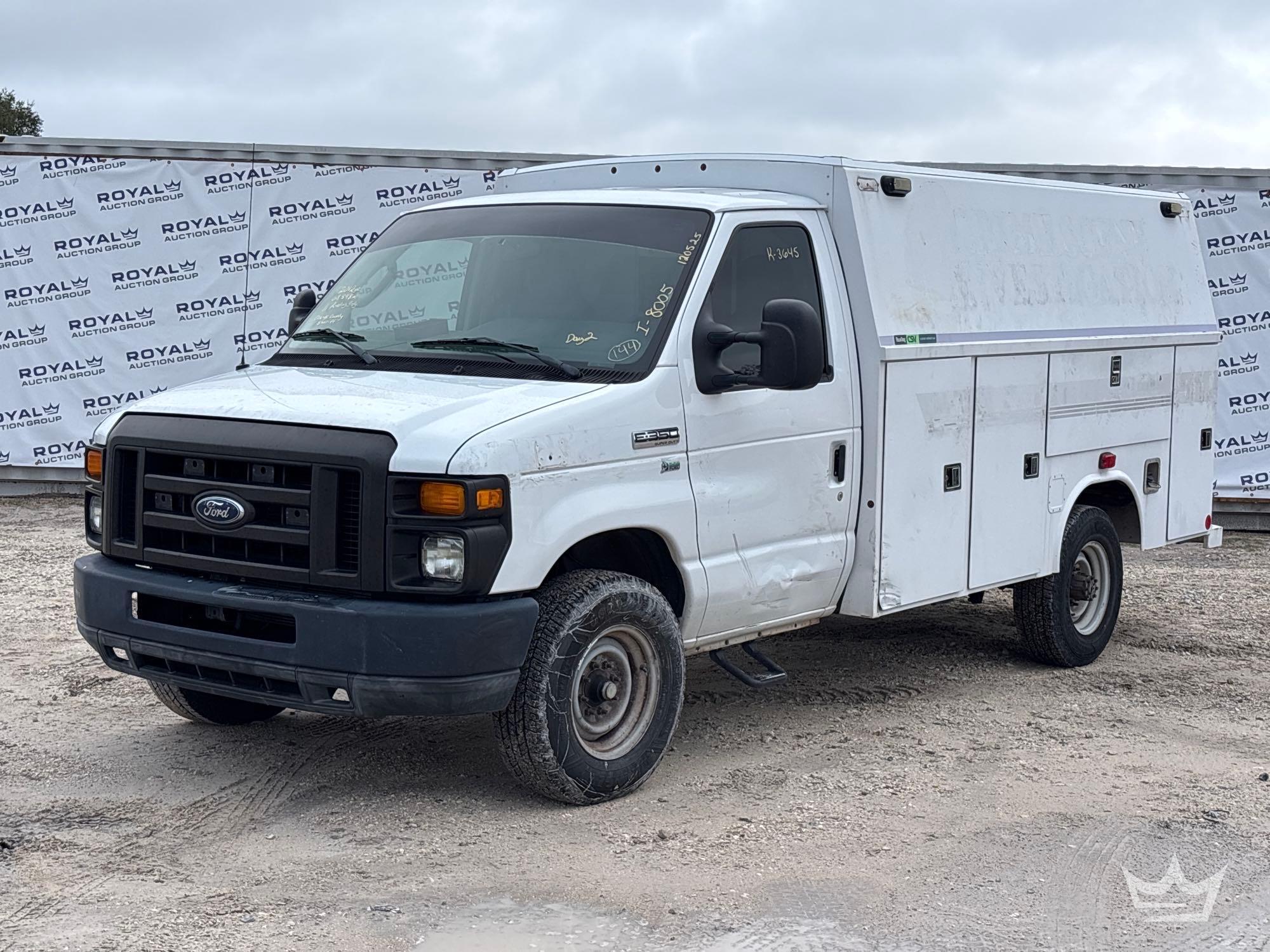 2012 Ford E-350 Enclosed Service Van