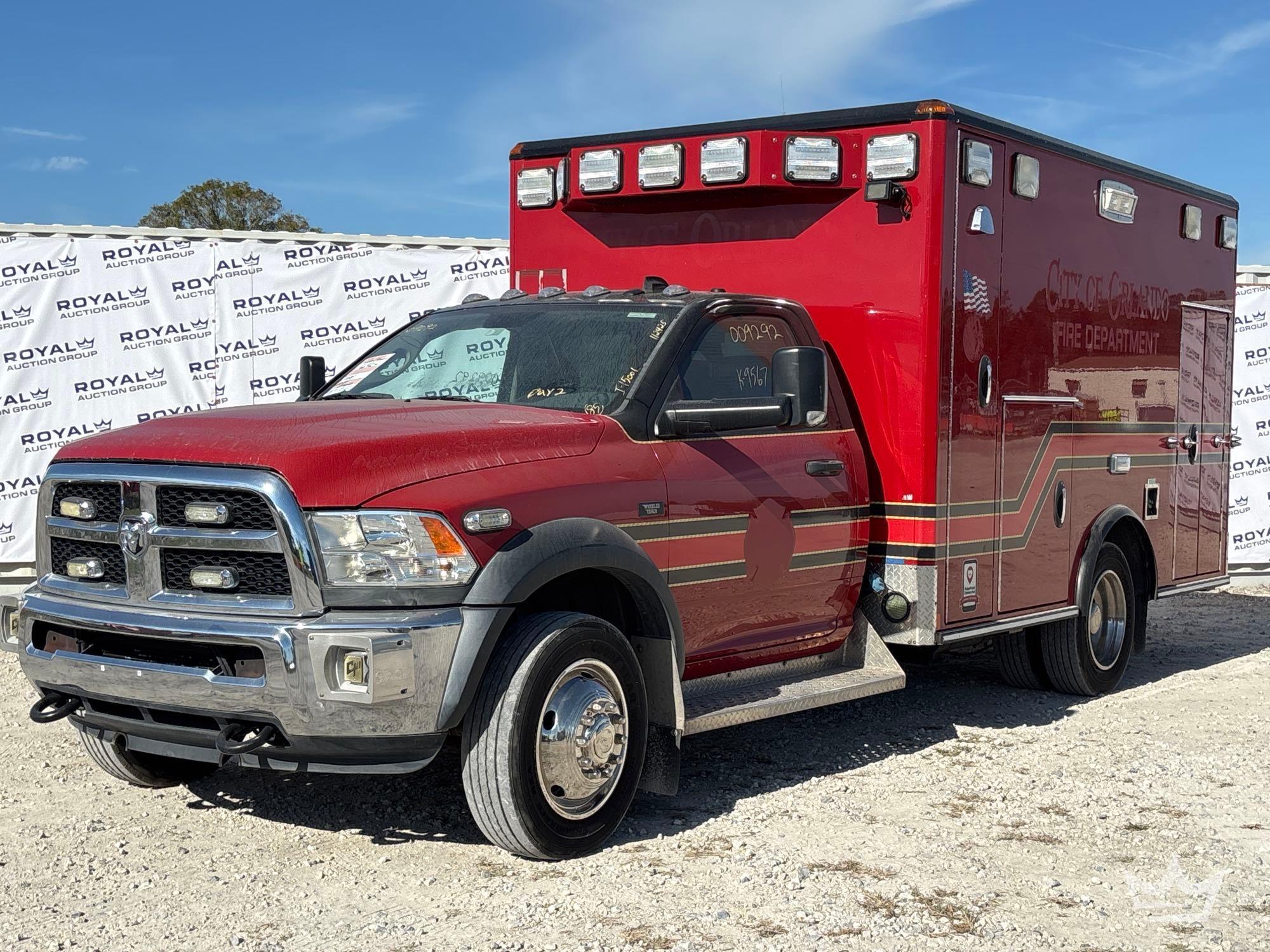 2016 Ram 4500 Chassis Ambulance