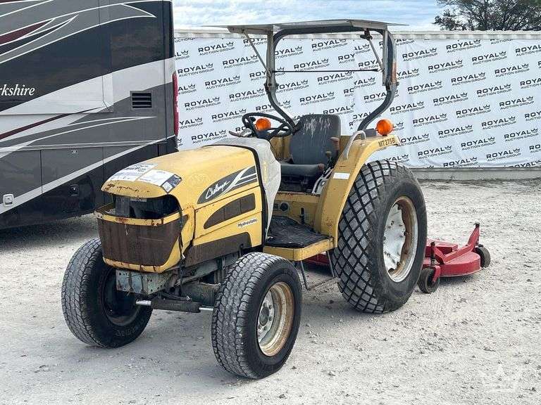 Challenger MT275B 40HP 4WD Utility Tractor w/ 76in. Rotary Brush Cutter Attachment
