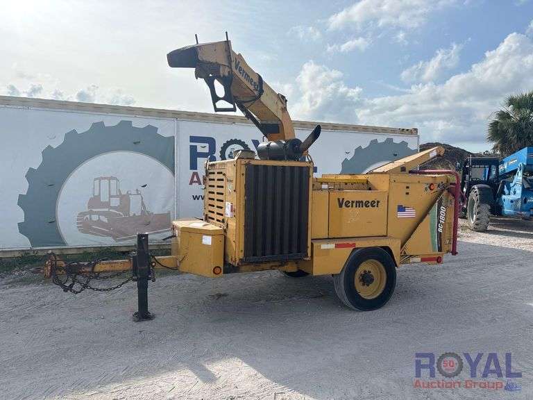 2007 Vermeer BC1800XL S/A Towable Brush Chipper