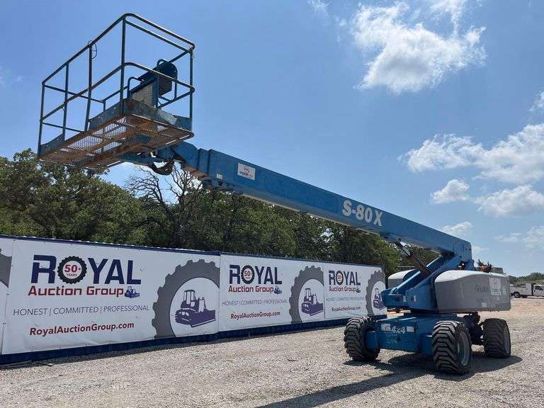 2011 Genie S-80X 80ft. 4x4 Telescopic Boom Lift