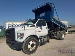 2017 Ford F-650 14ft Mason Dump Truck