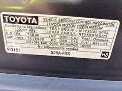 2022 Toyota Camry Hybrid Sedan