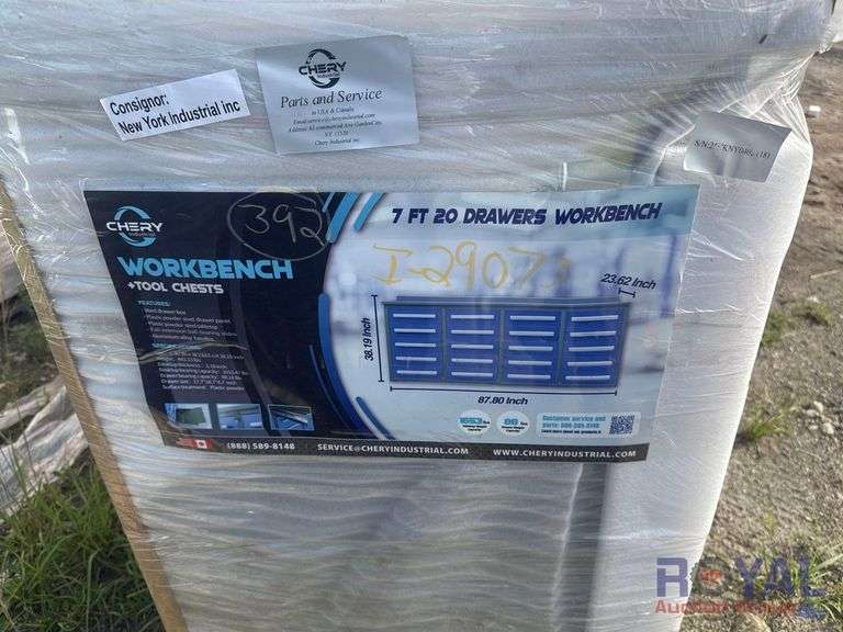 2025 Chery 7ft 20 Drawer Workbench