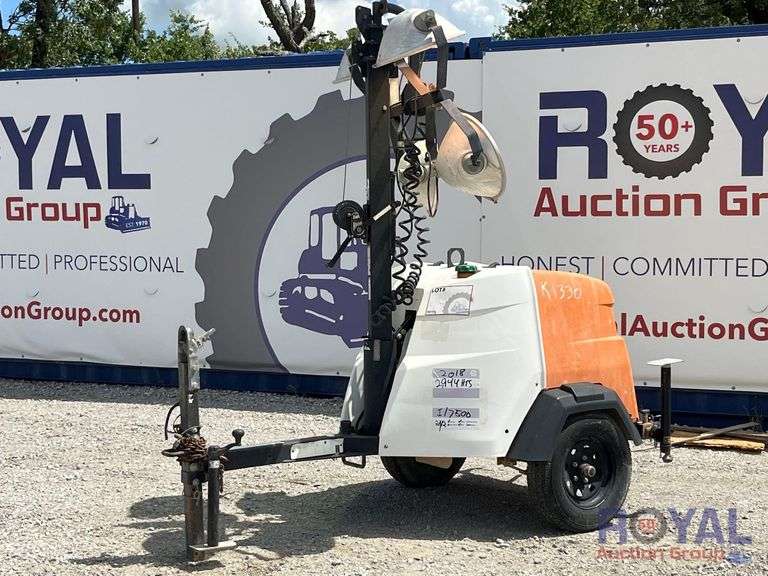 2018 Generac MLT6SM-STD3 6kW Towable Light Tower