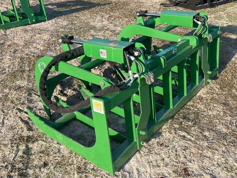 2025 JMR 72in Grapple Rake Tractor Loader Attachment