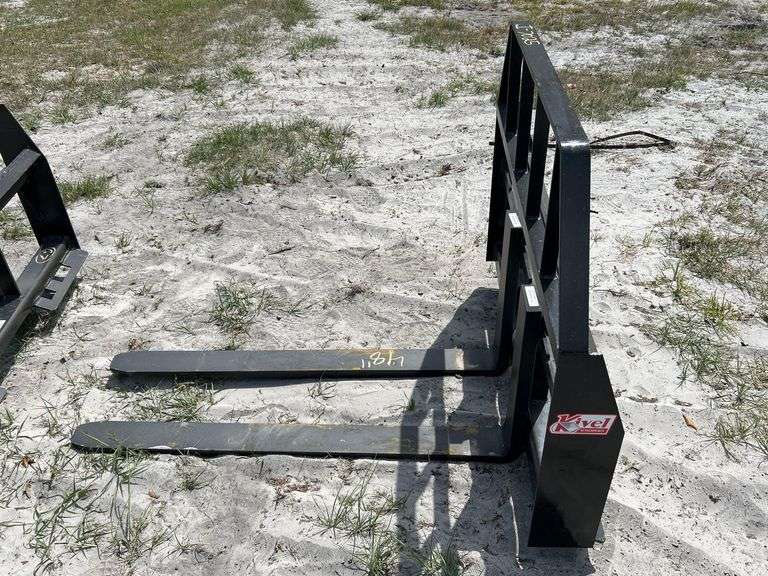 2025 Kivel 48in Forks and Frame Skid Steer Attachment