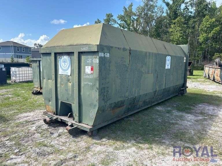 20 Yd. Roll-Off Compactor Container Dumpster