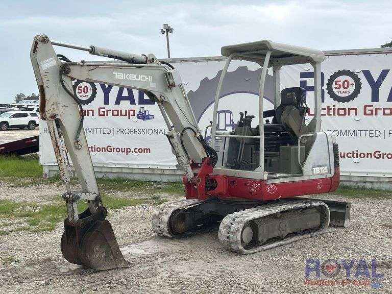 2004 Takeuchi TB125 Mini Excavator