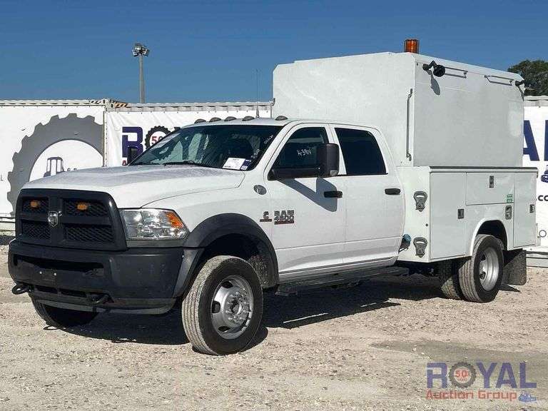 2017 Dodge Ram 4500 4x4 Crew Cab Reading Service Truck