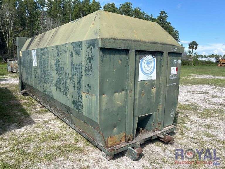 20 Yd. Roll-Off Compactor Container Dumpster